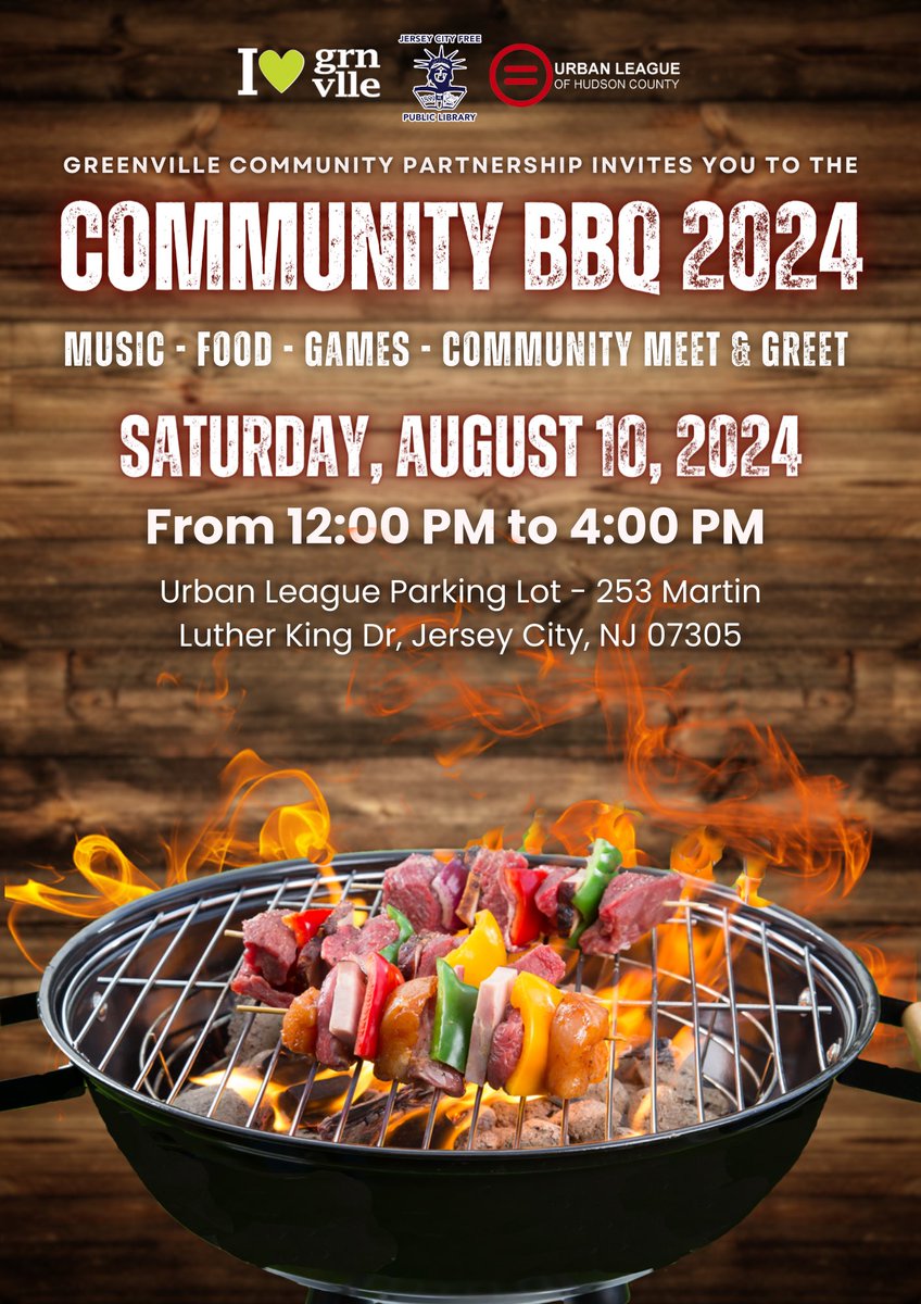 Join us August 10th, from 12 - 4 at our annual Community BBQ
