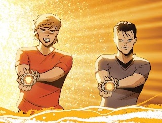 MaleLoveBR's tweet photo. @misty_flores please who are they??? ❤️‍🔥❤️‍🔥❤️‍🔥 I'm shedding tears of joy!!! 😭😭😭
I can recognize Aisha and Matthew in their team, so are they ROCKY &amp; ADAM?
I'm still hoping Billy Cranston to be revealed as gay, but this is also huge!!

#MMPR #PowerRangers #DarkestHour #BoomStudios https://t.co/AsbyKgPIv1