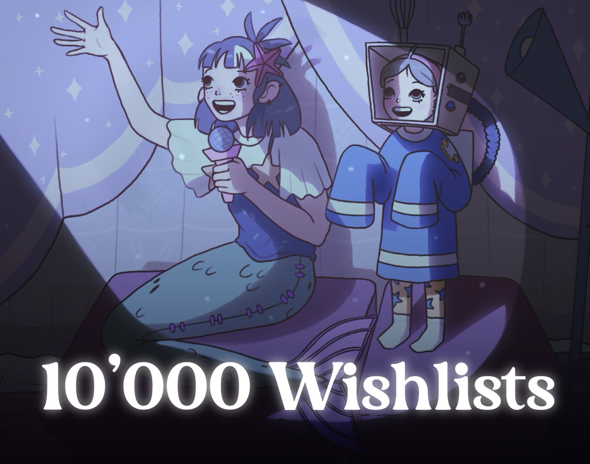 FlawberryStudio's tweet photo. UHM, Projected Dreams hit 10k wishlists today !!!! 
We literally can't believe that so many people want to play our little game 🥹

Thank you so much!!! 💫

#IndieGame #IndieGameDev https://t.co/KZMPKNx6Xe