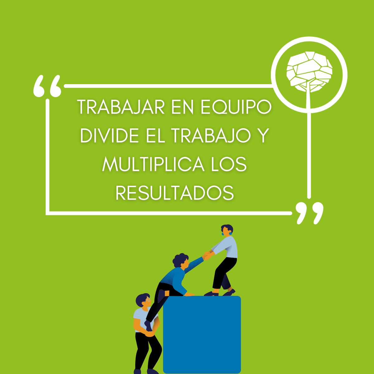 🤗 Un equipo unido divide la carga de trabajo y amplifica el éxito 😁 

#LibreríaJardín #Motivación #Trabajoenequipo