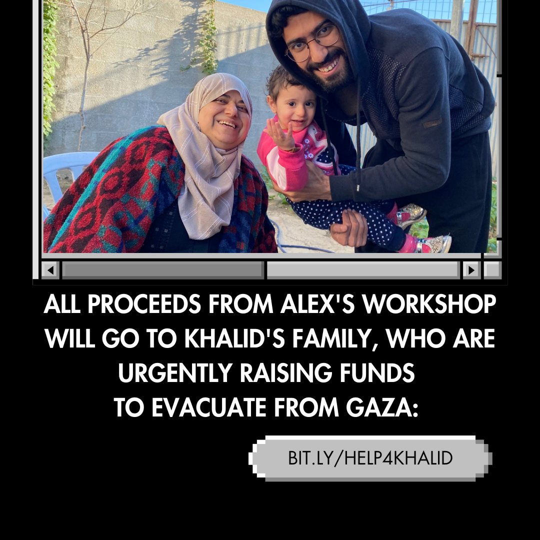 e_alexjung's tweet image. hi hi, i'm doing a profile writing workshop on sept. 10 6-8 pm EST to raise money for a family in gaza. pls sign up and share!