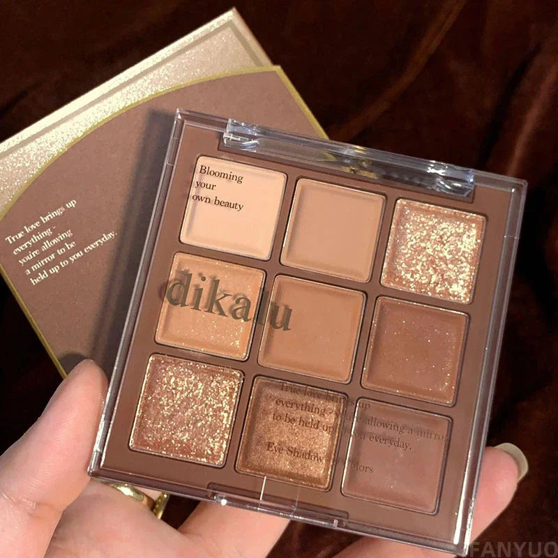 LumiPureShop's tweet photo. ✨ Sparkle and Shine All Day! ✨ Discover the DIKALU Glitter Eye Shadow Palette—9 dazzling colors with fine, silky powder for a long-lasting, hazy makeup effect. Perfect for creating sophisticated or avant-garde looks! 🌟💫 #DIKALU #GlitterEyeshadow #MakeupMagic https://t.co/1jxMPzrq13