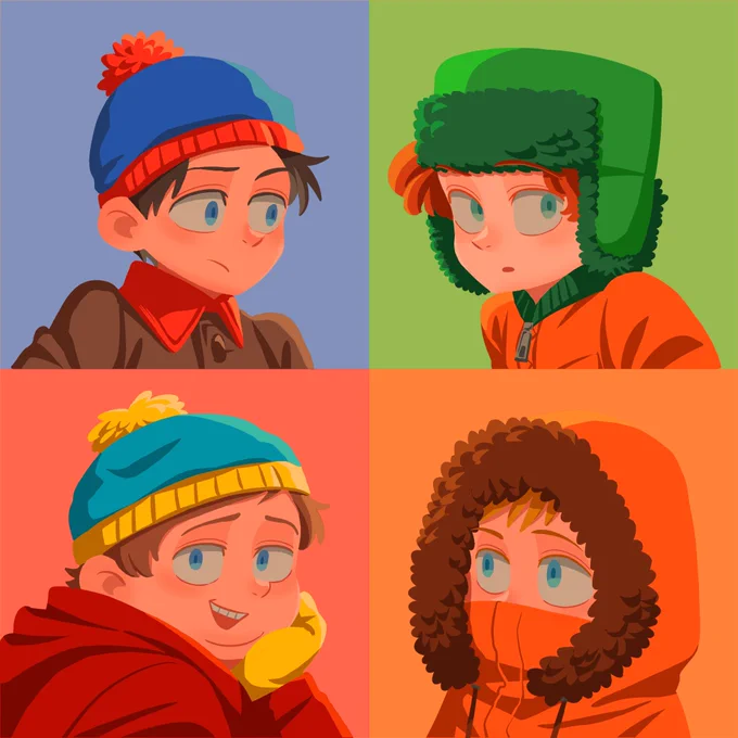 # 同一人物が描いたとは思えない絵を晒してみる ここ1年くらいで描いたやつ集めた 使うブラシとか塗り方が統一されてないしジャンルによって画風変わる