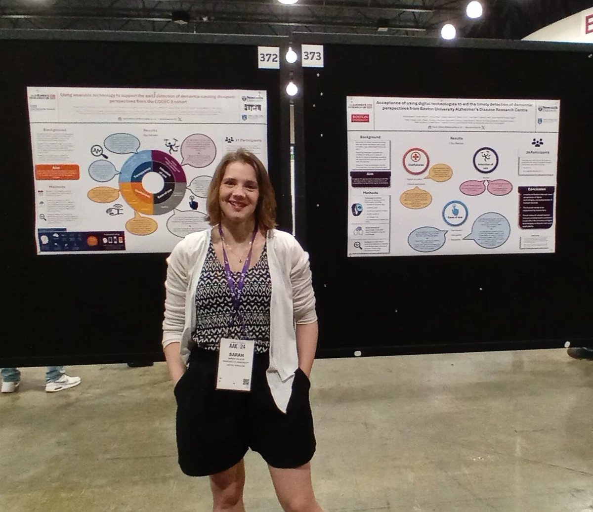 Sarah Wilson (@sarahwilson99_) on Twitter photo Come swing by posters 372 & 373 at #AAIC2024 today to hear about end users' perspectives of using wearables to detect dementia earlier ๐คณ
<a href="/NCL_Pharmacy/">Newcastle Pharmacy</a> <a href="/sarahpslight/">Sarah Slight ๐บ๐ฆ</a> <a href="/ClareLTolley/">Clare Tolley</a> @RionaMcArdle Come swing by posters 372 & 373 at #AAIC2024 today to hear about end users' perspectives of using wearables to detect dementia earlier ๐คณ
<a href="/NCL_Pharmacy/">Newcastle Pharmacy</a> <a href="/sarahpslight/">Sarah Slight ๐บ๐ฆ</a> <a href="/ClareLTolley/">Clare Tolley</a> @RionaMcArdle