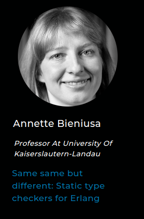 Annette Bienusa, Professor at University of Kaiserslautern-Landau, will be a speaker at Code BEAM Europe 2024