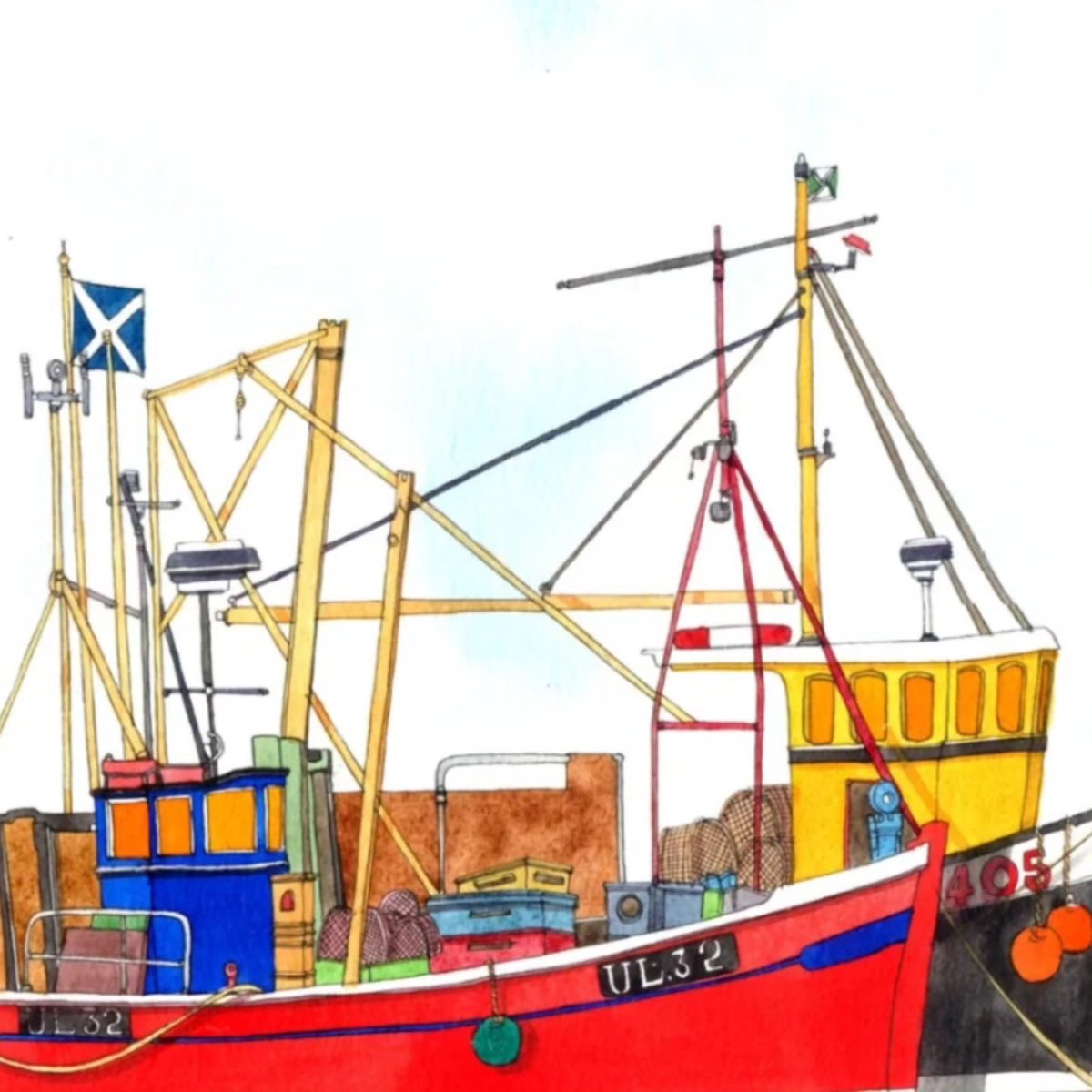 adrianmcmurchie's tweet photo. Boats, not buildings https://t.co/N8wiV80H1i #tobermory #Dunbar #Portpatrick #Anstruther #adrianmcmurchie #theglasgowillustrator #scottishharbours #scottishprint #scottishgifts #shoplocal #shopscotland https://t.co/PhcPyVMOVv