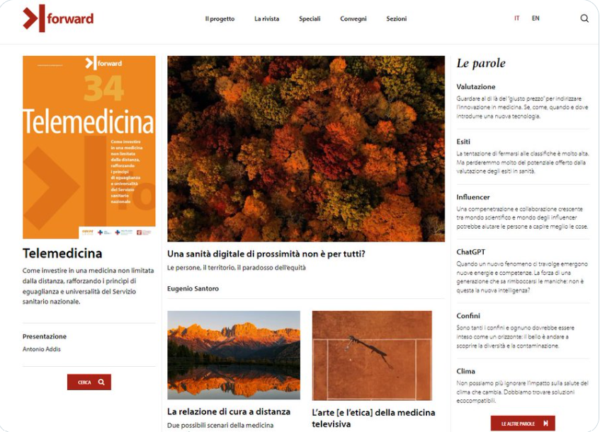 #Telemedicina: tutti ne parlano, molti provano a praticarla, pochi la stanno usando. <a href="/forwardRPM/">Forward</a> dedica a questi temi un numero speciale che ospita anche un mio articolo.
▶️Mio articolo su rischi di disuguaglianze forward.recentiprogressi.it/it/rivista/num…
▶️Numero completo forward.recentiprogressi.it/it/