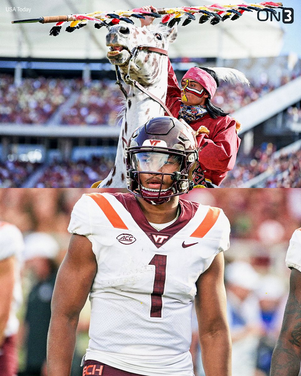 On3's tweet photo. VA Tech QB Kyron Drones calls Florida State atmosphere ‘overhyped,’ not better than Louisville

(via @ShedeurSanders '2Legendary' podcast) 

https://t.co/feNU27JXXU https://t.co/OiqYK0ORPr