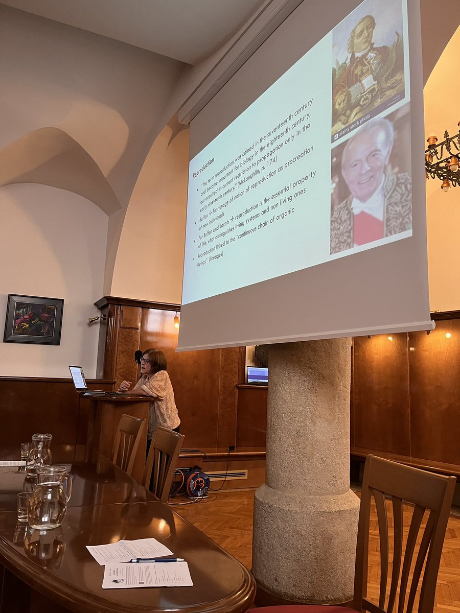 Arantza Etxeberria Agirano talking about reproduction in the context of vital normativity. #vitalnormativity