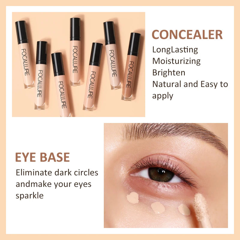 LumiPureShop's tweet photo. 🔍 Ultimate Conceal Power! 🔍 FOCALLURE Full Coverage Concealer provides full coverage for blemishes, dark circles, and more. Your secret to a perfect, natural finish! ✨ #FOCALLURE #MakeupEssentials https://t.co/pTcGb3pgkU