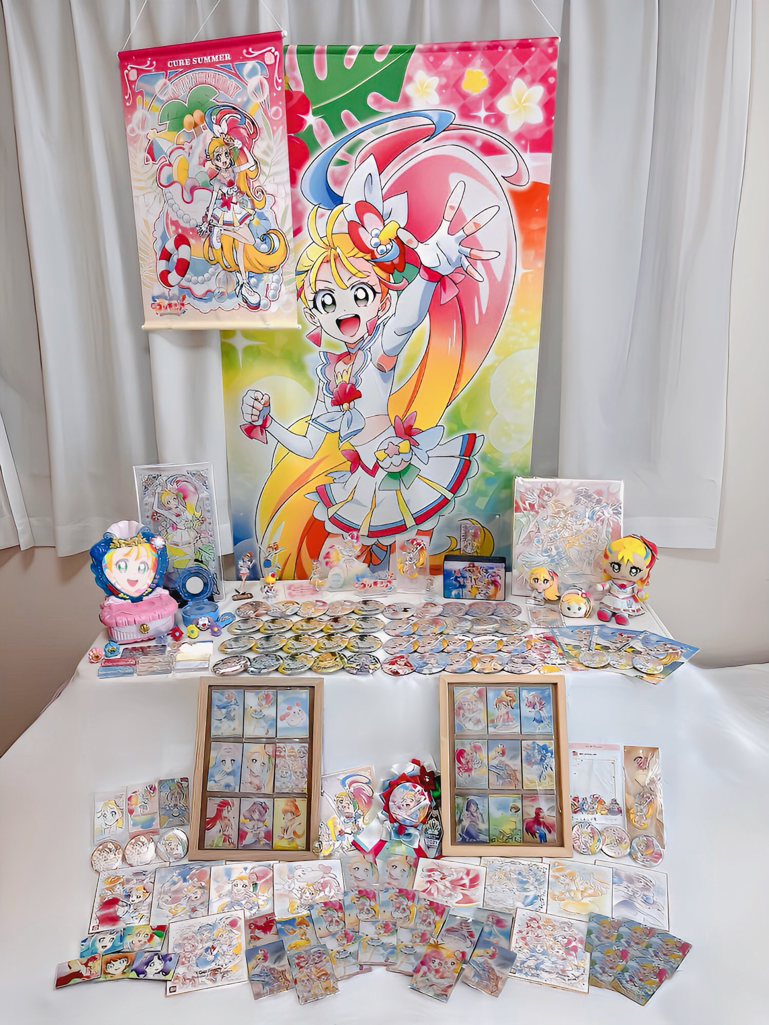 値頃 キュアサマー/まなつアクスタセット 見易く アクリルスタンド