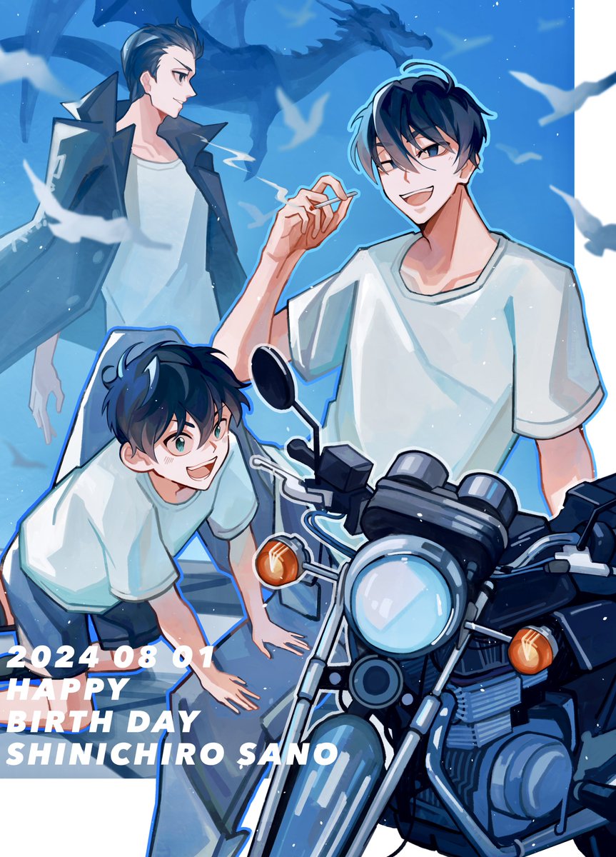 _ryu_syu_'s tweet image. #佐野真一郎誕生祭2024 🏍️
#佐野真一郎生誕祭2024 🕊️
#東卍FA 真一郎おめでと〜‼️‼️‼️