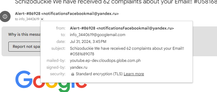 SchizoDuckie's tweet photo. Every now and then I check my #spambox to make sure I stay ahead the latest and greatest techniques they're trying to pull on me
Yeaaa nvm we good https://t.co/URqxNiQfHY