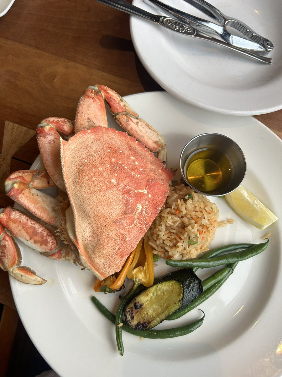 BC crab season is here! Enjoy half or whole fresh local Dungeness Crab from our fresh sheet.