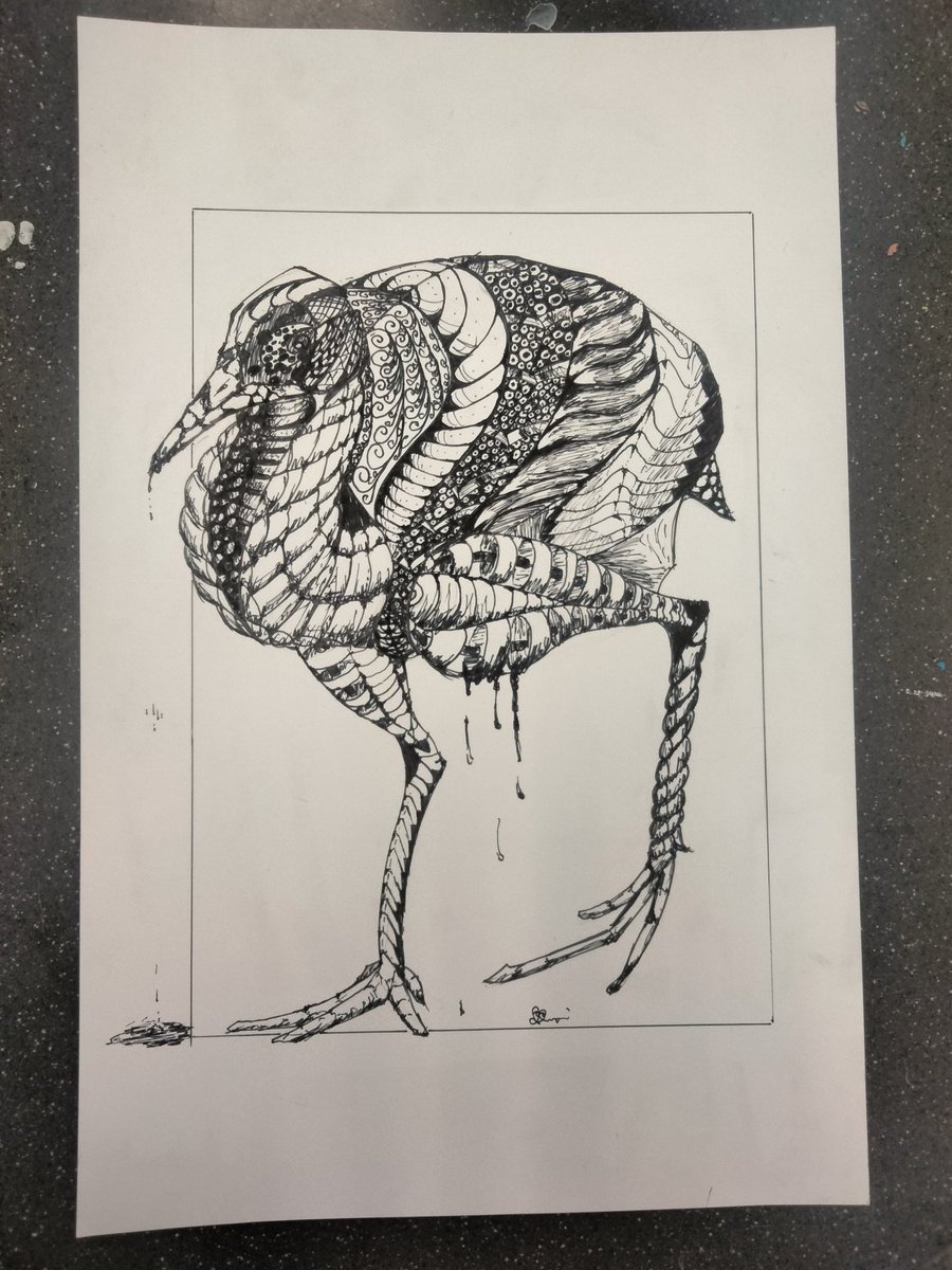 SocEngineCore's tweet image. Work from an art class I was in