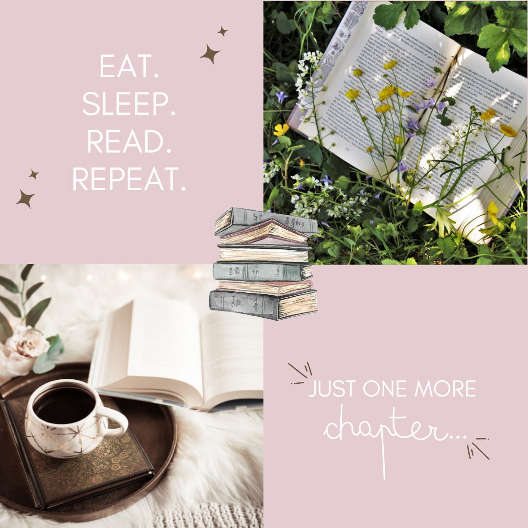 #JustOneMoreChapter

Here's to the endless TBR Lists. 💙 

Never may they topple over on the night stand. 
Never may they be shorter than our ability to decide which to read next.