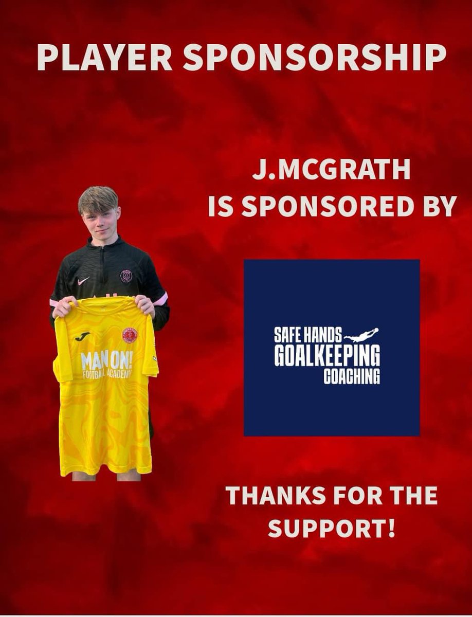 SafeHandsGK19's tweet photo. Delighted to sponsor Sam Tennant, Liam McLaughlin, Jack McGrath &amp; Kallan Watt ahead of the new season. 4 cracking GKs with unreal ability but cracking boys on and off the pitch also🧤 See in depth post on FB.

@GREENOCKJFC @ThornAthleticFC @Greenock09s @Thorn2007s @ThornYFC2006 https://t.co/09Xep1U3GM