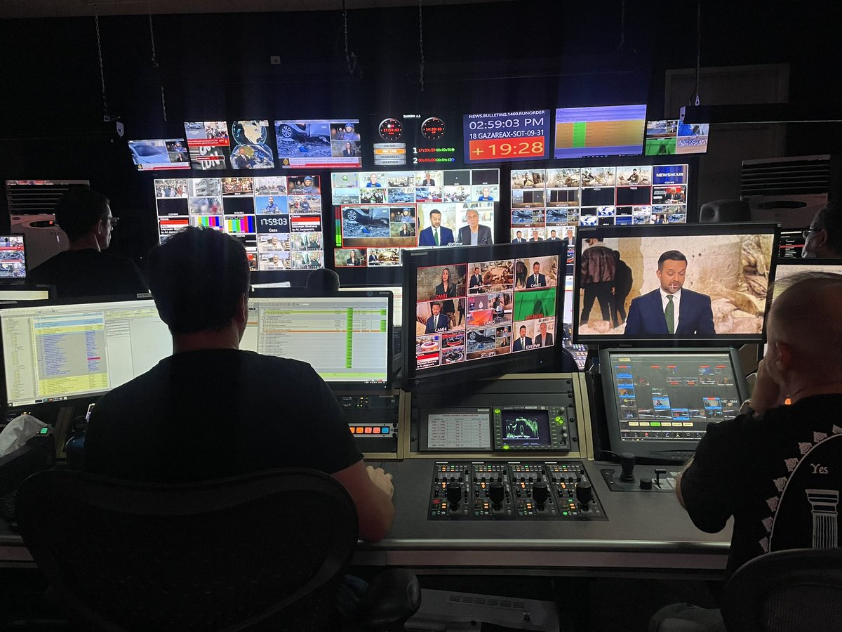 Veronica Pedrosa (@vpedrosa) on Twitter photo Shock and grief in the control room. Israeli military has killed Gaza colleagues Ismail Alghoul and Rami al-Refee. <a href="/AJEnglish/">Al Jazeera English</a> <a href="/AJArabic/">قناة الجزيرة</a> #killingjournalistsisacrime #journalismisnotacrime Shock and grief in the control room. Israeli military has killed Gaza colleagues Ismail Alghoul and Rami al-Refee. <a href="/AJEnglish/">Al Jazeera English</a> <a href="/AJArabic/">قناة الجزيرة</a> #killingjournalistsisacrime #journalismisnotacrime