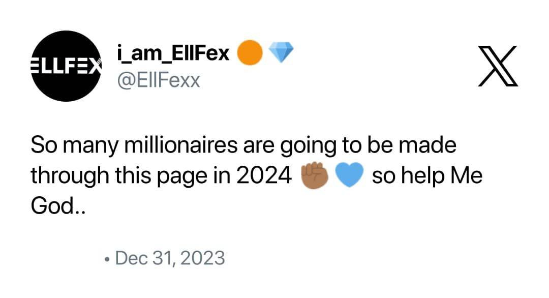 EllFexx's tweet photo. a Free #WhatsApp group for all web3 jobbers &amp; Tech Enthusiast ⁉️

RT post &amp; Turn on 🔔 Link drop this FRIDAY! 

WEEKLY job updates &amp; opportunities to help you generate multiple streams of income.

#EllfexBuildersHub Launch is coming 🦇 Don't joke with that TWEET below 👇🏽 #CT #NG https://t.co/Ompv6A0GZ6