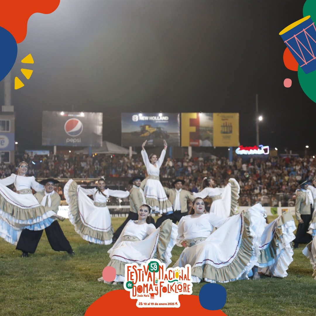 👉 Así fue la Gala Nacional de Escuadras de la edición 58 💃 Más de 300 bailarines y 70 jinetes 🏇 participaron de este espectáculo en el campo, representando a provincias como Buenos Aires, Jujuy, La Pampa y Córdoba
#ColoryCoraje #FestivalJM #JesúsMaría #Edición59 #EneroEnLaPiel