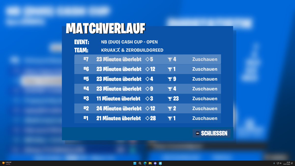 🥉in Duo ZB CC Opens w @greedfnr (1h latestart)