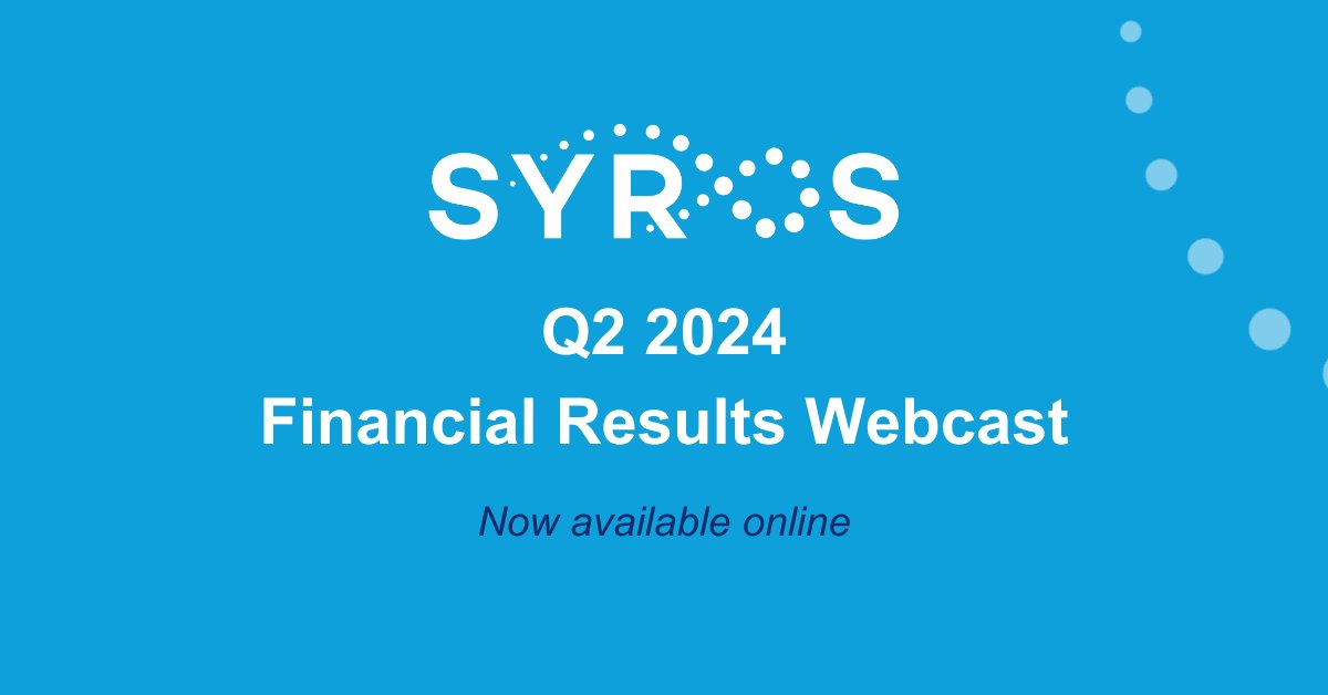 Syros Pharma tweet media