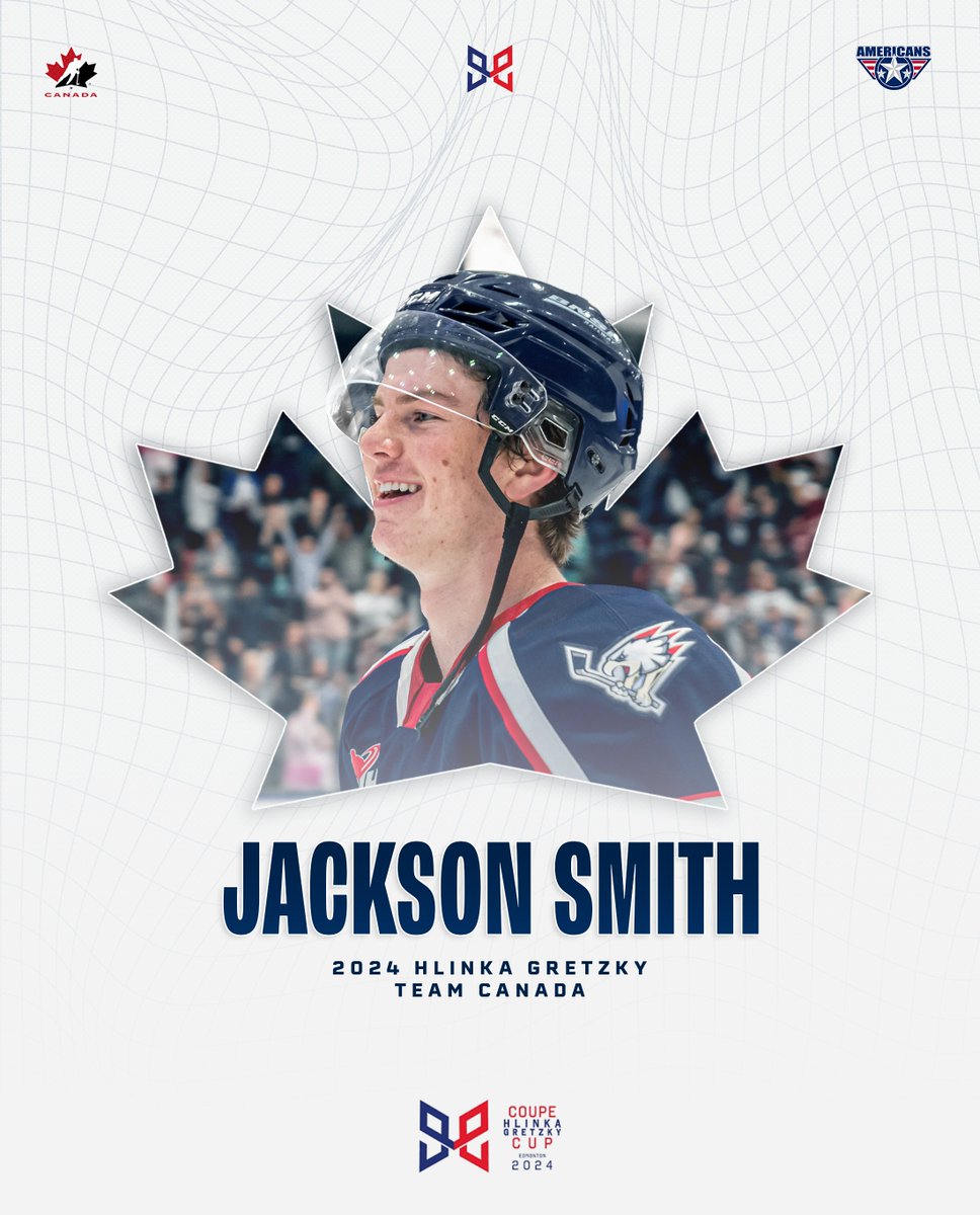 Jackson Smith will represent Team Canada at the upcoming 2024 Hlinka Gretzky Cup! Congrats, Smitty! 🍁

READ » chl.ca/whl-americans/…