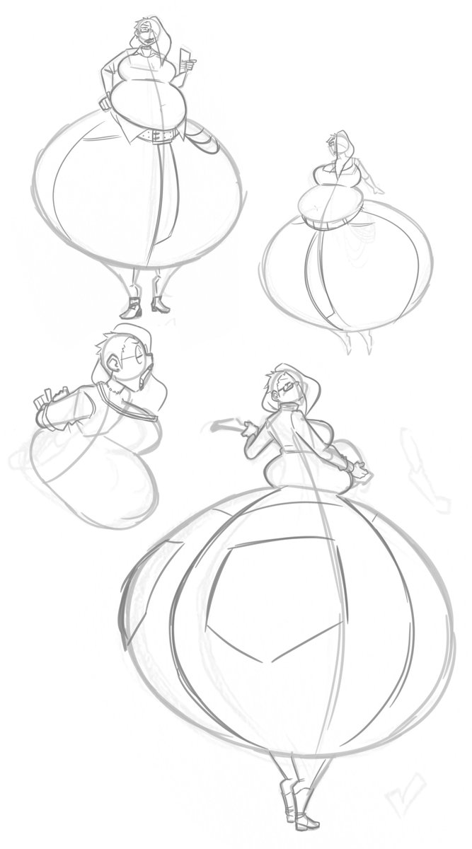 - "I want to be a massive girl"
- I've drawn myself regular size before
- I've drawn massive girls
- !!!
- I CAN DRAW MYSELF AS A MASSIVE GIRL~