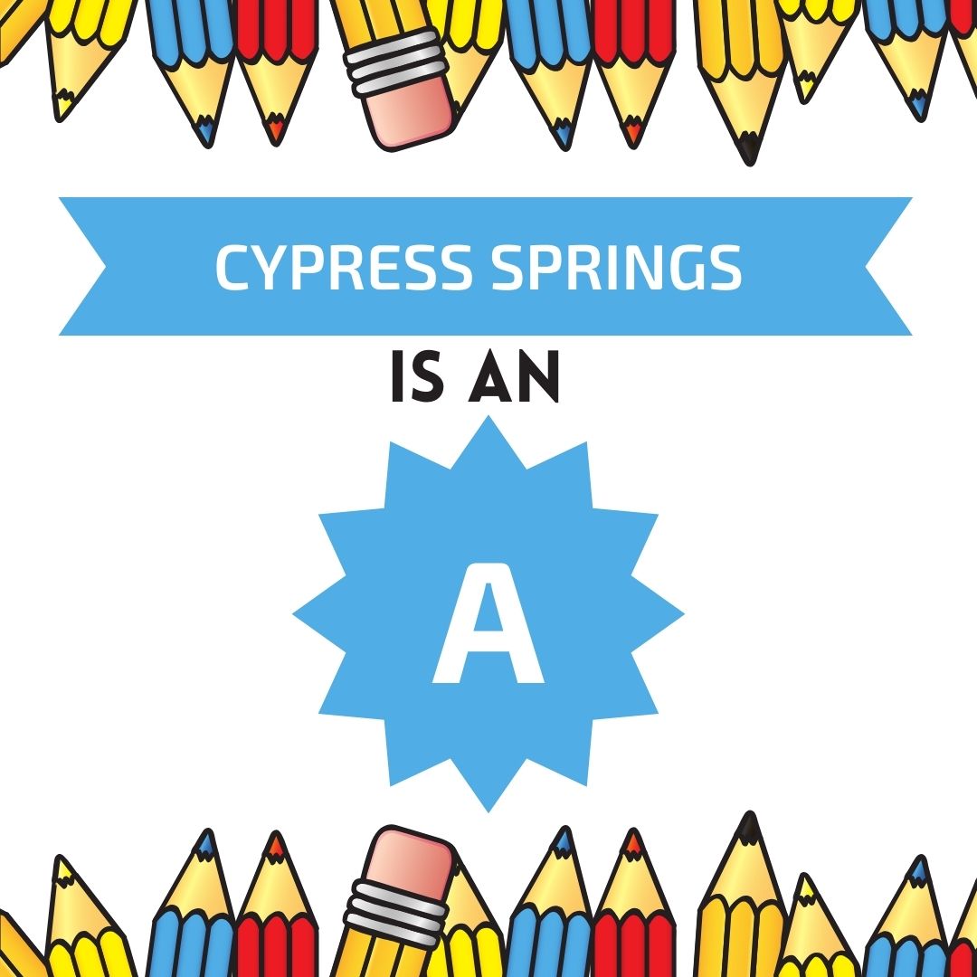 Cypress Springs Elementary -OCPS (@csehawks_ocps) on Twitter photo Congratulations to the students, families, and staff of Cypress Springs Elementary School! We are an "A" rated school... again! Thank you for everyone's hard work and for the community's partnership and dedication to learning! Congratulations to the students, families, and staff of Cypress Springs Elementary School! We are an "A" rated school... again! Thank you for everyone's hard work and for the community's partnership and dedication to learning!