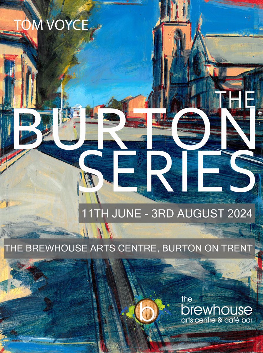 There are still a few days left to see my exhibition ‘The Burton Series’ at the @brewhouseartscentre in Burton on Trent. 🎨 It ends on Saturday 3rd August.