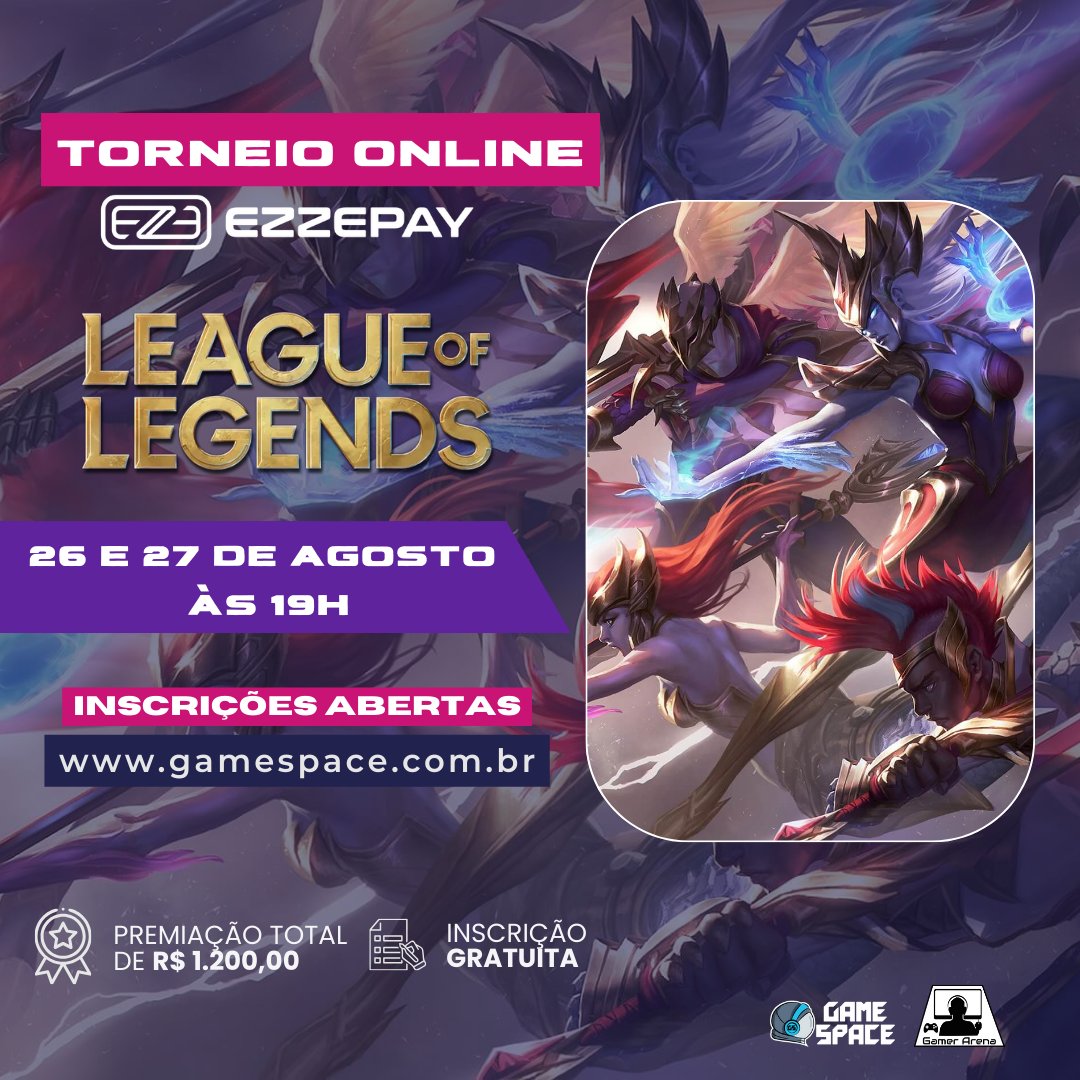 ligagsplay's tweet photo. LEGENDS NEVER DIE!
O FAMOSO LOL CHEGANDO NA MAIOR LIGA DE COMUNIDADE DO BRASIL! 
PREMIÇÃO DE R$1200,00

Para se inscrever: https://t.co/kPe5tmzRyb https://t.co/kq37IMTNzJ