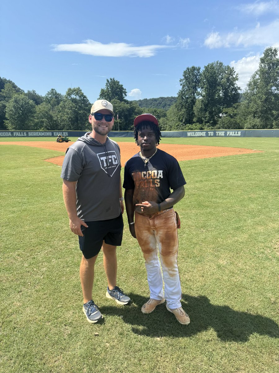 I had a great day at <a href="/TFC_Baseball/">Toccoa Falls Baseball</a> camp
2/2 (singles)
1 Walk
4 Stolen Bags
2 Runs Scored
3 Wall balls to all fields in BP
thank you <a href="/43jtaylor/">josh</a> 
<a href="/Ateamrecruitin1/">Adrian Mccladdie</a> <a href="/Brian_B4life/">CoachB</a> <a href="/CGPrupis/">Jp Prupis</a>