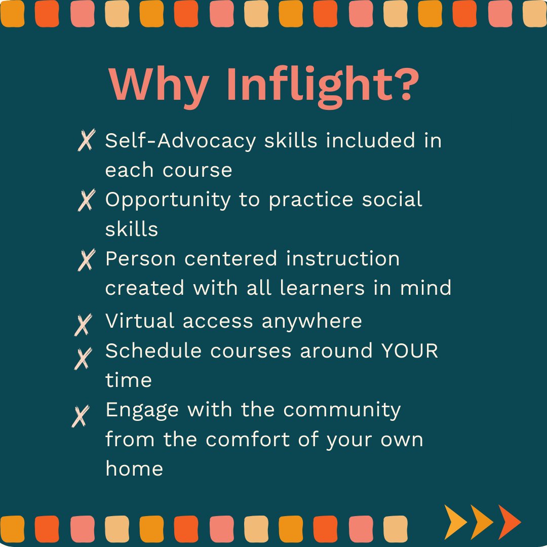 Adjoinorg's tweet image. We are vendored with VMRC! Join us as we launch our new courses for Northern California Valley Mountain Regional Center. Take a look at our course options and connect with us for more information. ⁠
⁠
@valley.mtn⁠
⁠
#ValleyMountainRegionalCenter #VMRC #ExcitingNews #Inflight