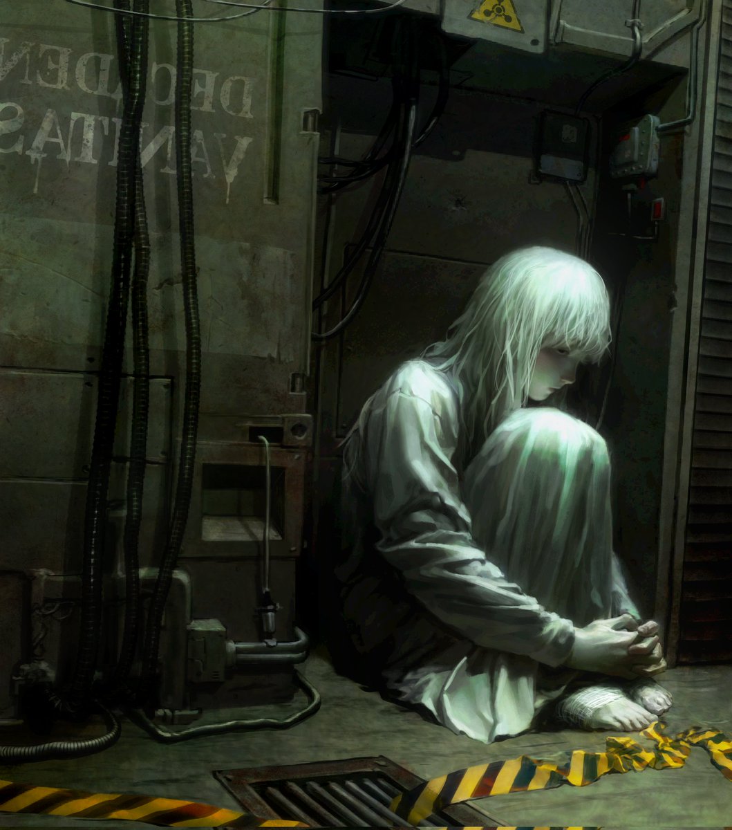 she's trying to understand #Blame!
#digitalart