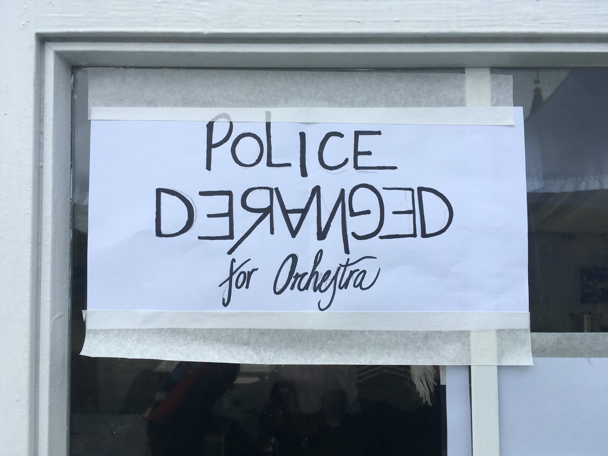 copelandmusic's tweet image. #PoliceDerangedForOrchestra is coming to Weimar’s Kunst Fest this summer! 
23 August. Don&apos;t be late!

Featuring the wonderful voices of @LaiseSanches #RaquelBrown  @SarahJaneMusiq and all under the masterful baton of @eoutwater @hppolyarts