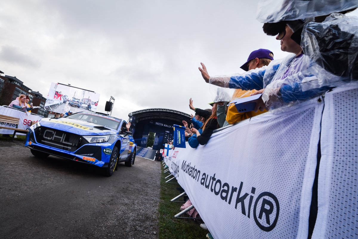 Always a special feeling when at home 🫶

#WRC #HMSGofficial #RallyFinland <a href="/OfficialWRC/">FIA World Rally Championship</a>
<a href="/RallyFinland/">Secto Rally Finland</a>
