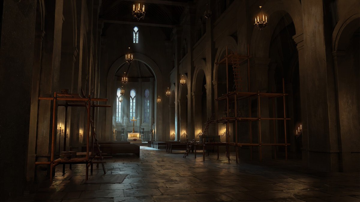 sstarkm's tweet photo. Sam is an incredible background artist, and one of the best people I've ever worked with in general. Please please please hire this lad. 

Some of my favorite Castlevania backgrounds from him: https://t.co/iziS7srdW6