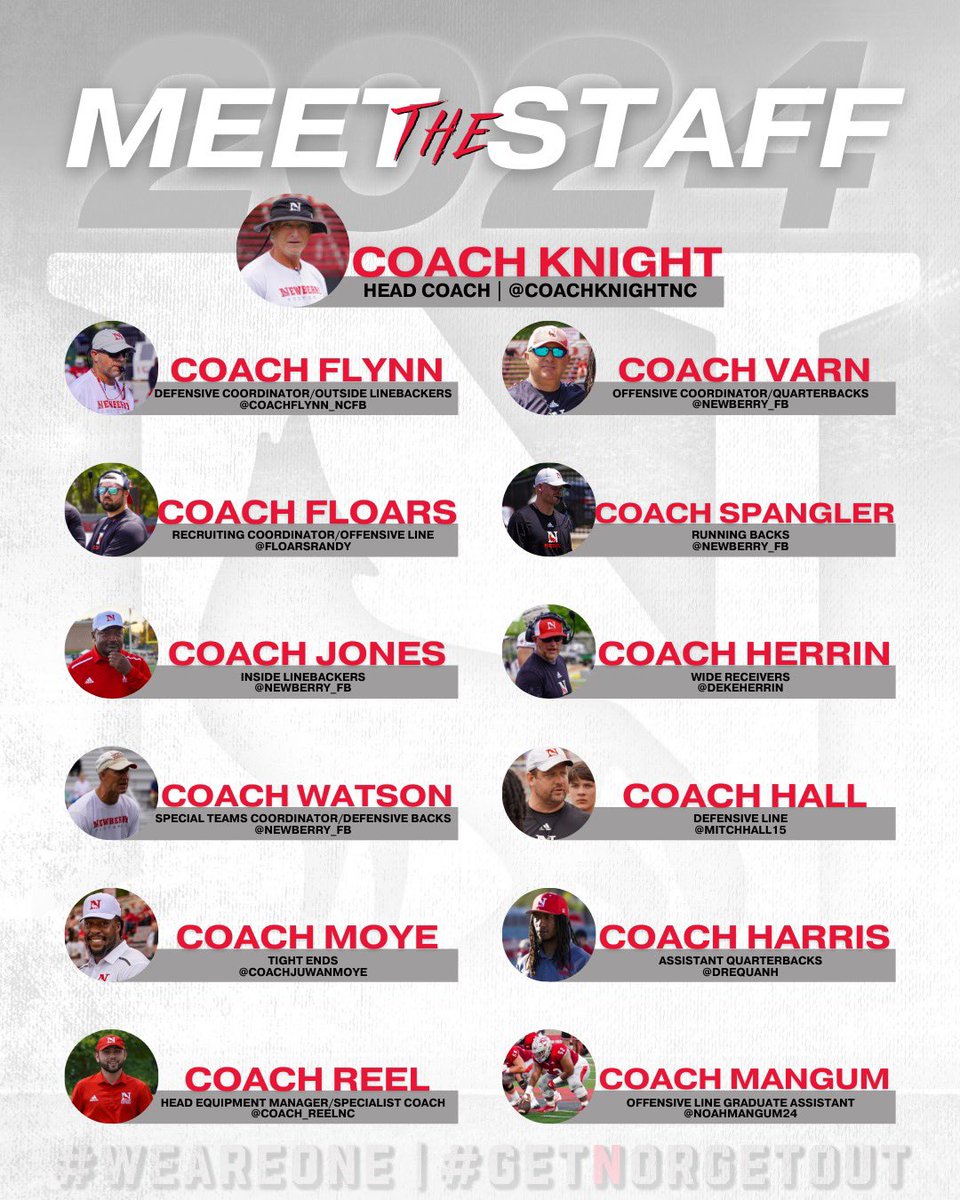 Recruits make sure you are following our staff this upcoming season! #WeAreOne #GetNorGetOut