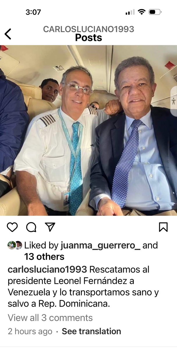 EJBRACHE's tweet photo. “El mundo es redondo y da vueltas”

Cuando @LeonelFernandez llego al poder, una de los jueces de la Suprema era el recordado Don Rafael (Papi) Luciano.
Leonel lo saco de la SCJ.

Ayer, uno de los pilotos del avion que lo busco era su hijo, Carlos Luciano (Kibo)
@PoderJudicialRD https://t.co/HBrFjjhllo