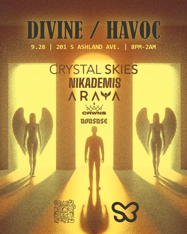 CHICAGOOO LET'S BOOGIE

Heading back to kick off the fall supporting <a href="/ItsCrystalSkies/">Crystal Skies</a> along with <a href="/arayasounds/">ARAYA</a> and friends at the end of September!🙌🖤