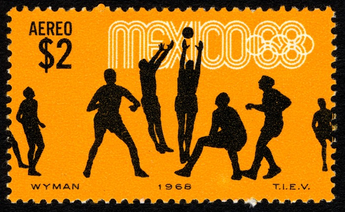 99reference's tweet photo. Artistic Direction of the Mexico Olympics, 1968