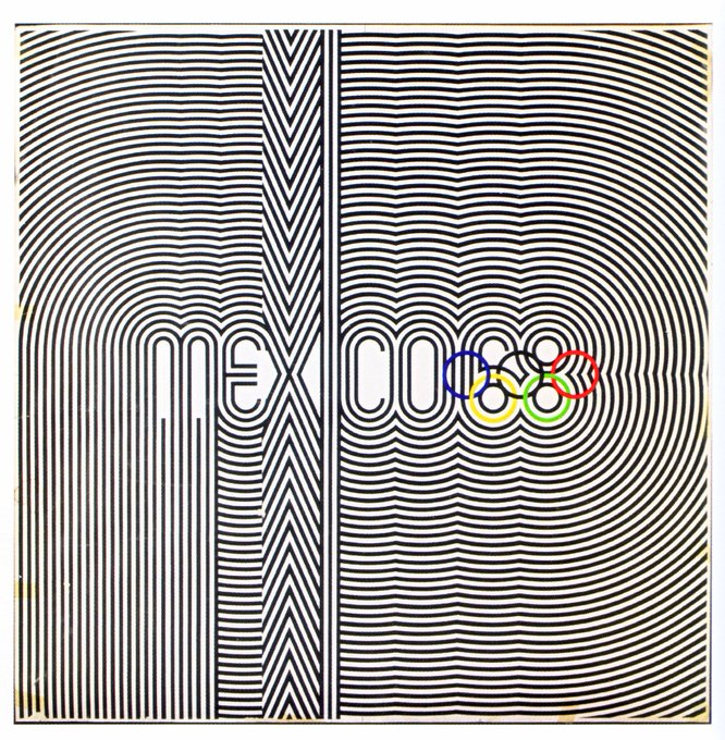 99reference's tweet photo. Artistic Direction of the Mexico Olympics, 1968