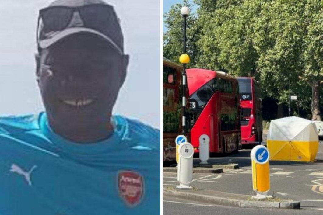 Derek Thomas was stabbed to death last night in London. A local bus driver. A big football fan in his 50's.