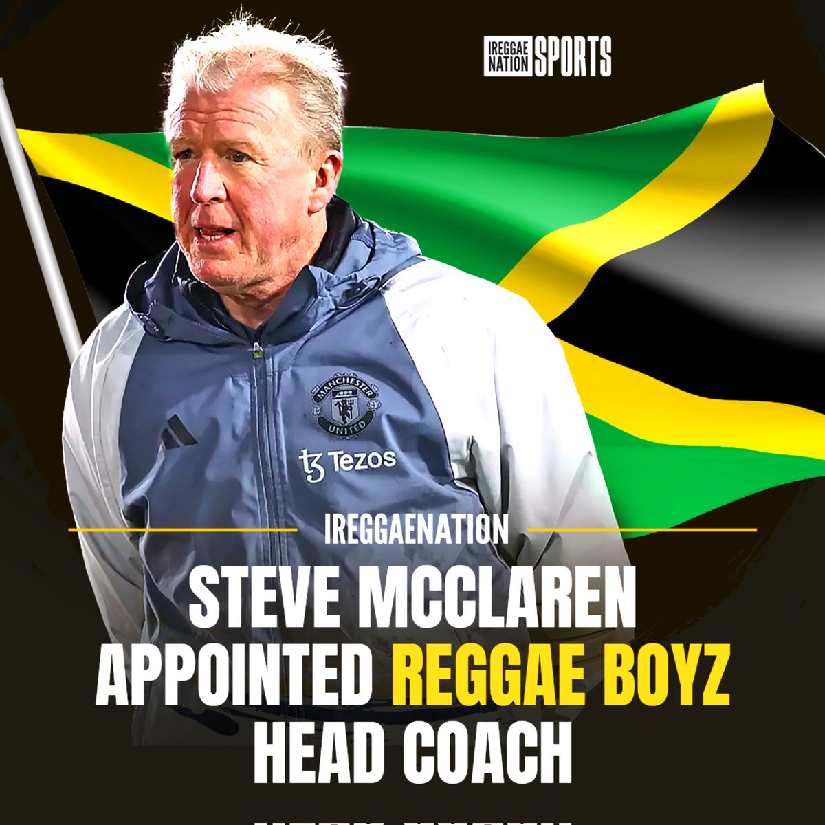 Steve McClaren has officially left the Manchester United coaching staff to become Jamaica #ReggaeBoyz head coach.

#Jamaica #Football #Soccer #Sports #ManchesterUnited