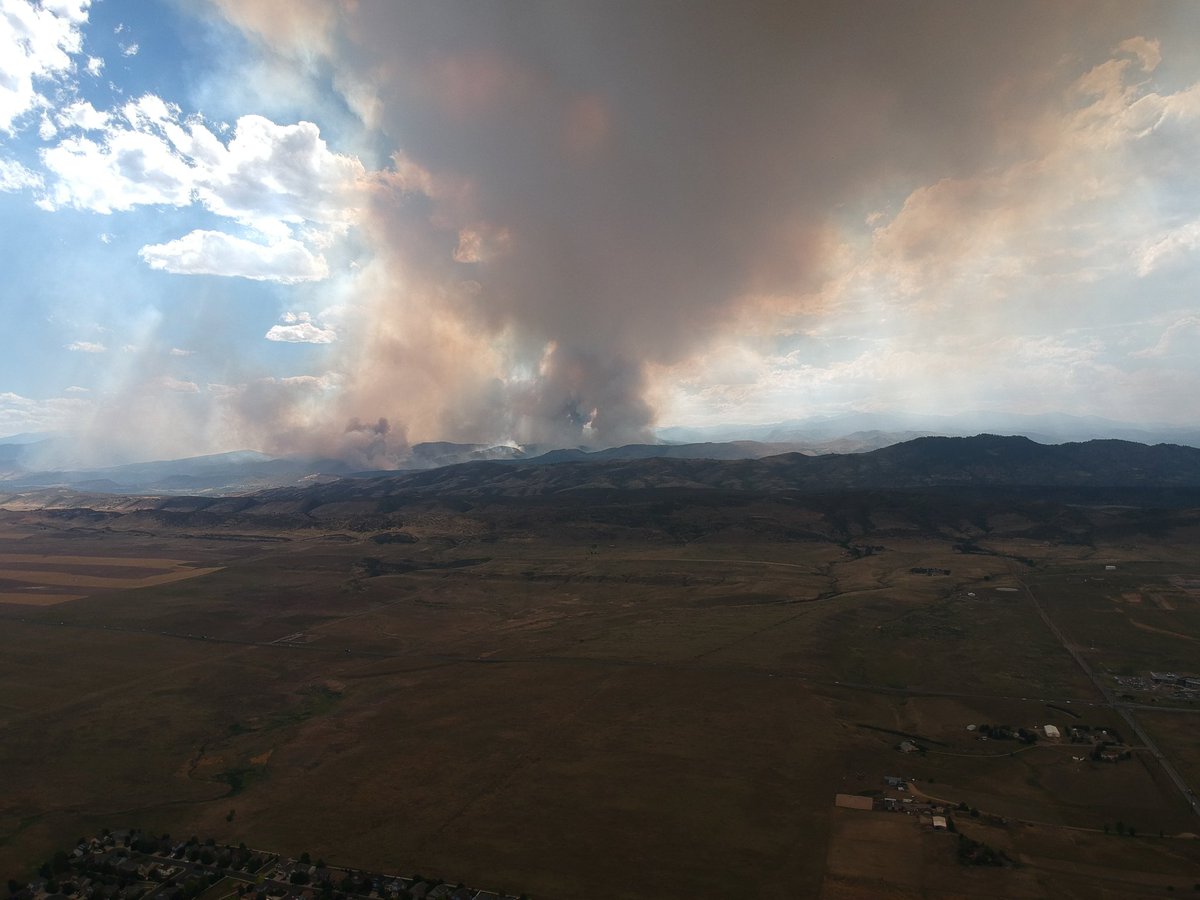 dhowar209's tweet photo. From the air #AlexanderMountainFire #dji #drone #loveland #fortcollins @DenverChannel @CBSNewsColorado @SkyNews https://t.co/zyT60Cf5qU