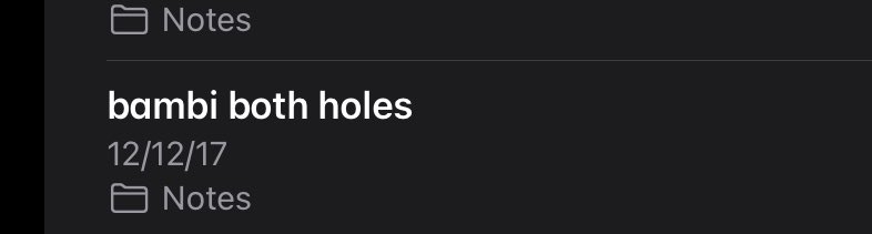 dumgoth's tweet photo. thinking about how i was smoking a blunt w the entire band of wolf and bear and we were discussing stripper names and one of them said this and i thought it was so funny i put it in my notes https://t.co/RfjzzwGFu0