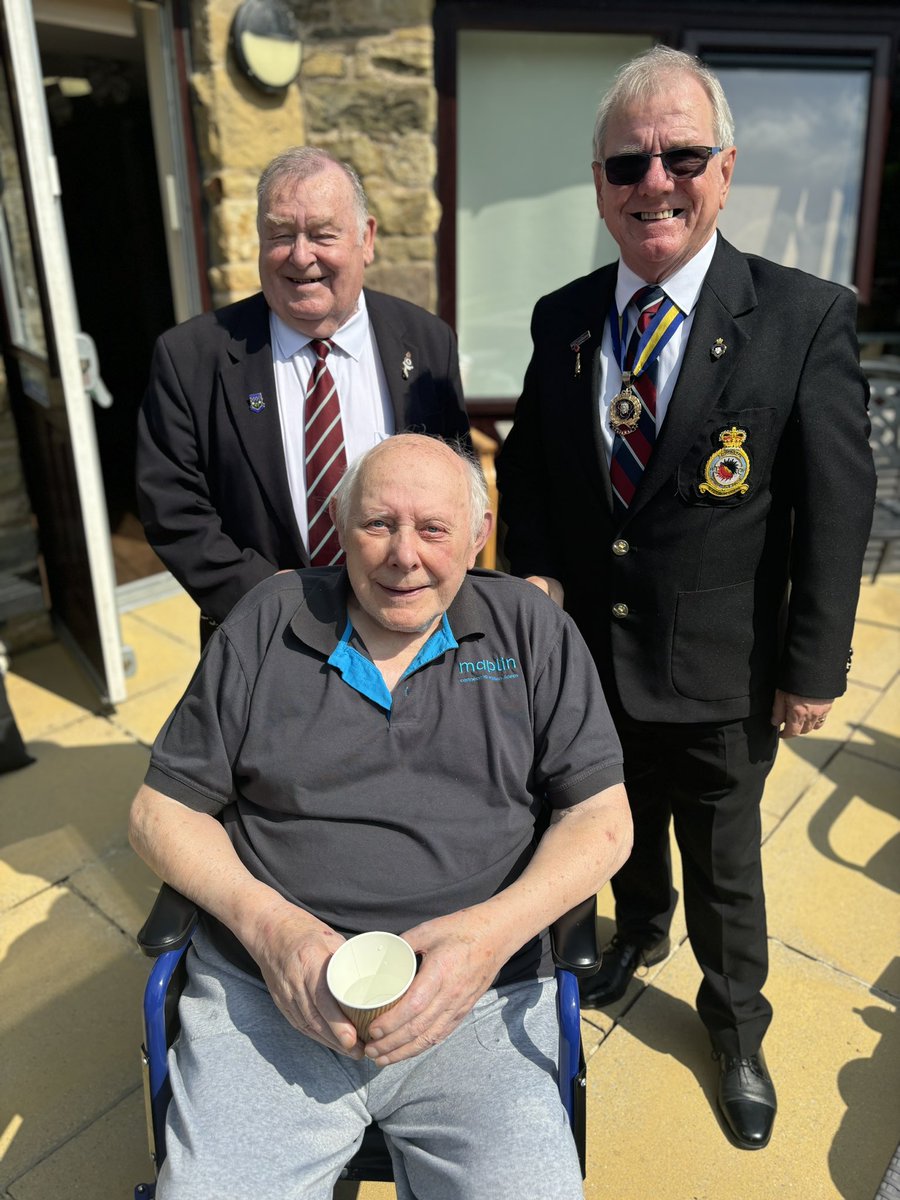 Our Veterans breakfast, to celebrate our new status as a Veteran friendly home, went well today with a visit from Skipton Royal British Legion. The sun was shining and new friendships were made. #veterans
#veteranfriendly #breakfast  <a href="/britishlegion/">British Legion</a>