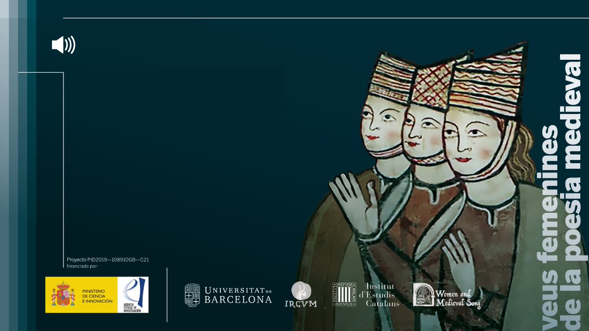 🚨Atenció! Ja us podem anunciar la publicació del programa de pòdcasts “Veus femenines de la poesia medieval”, 15 episodis que teniu disponibles a les següents plataformes👇

➡️Ivoox: ivoox.com/podcast-veus-f…
➡️Spotify: open.spotify.com/show/0mPnqcNO8…
➡️Youtube: youtube.com/watch?v=B-H0MG…