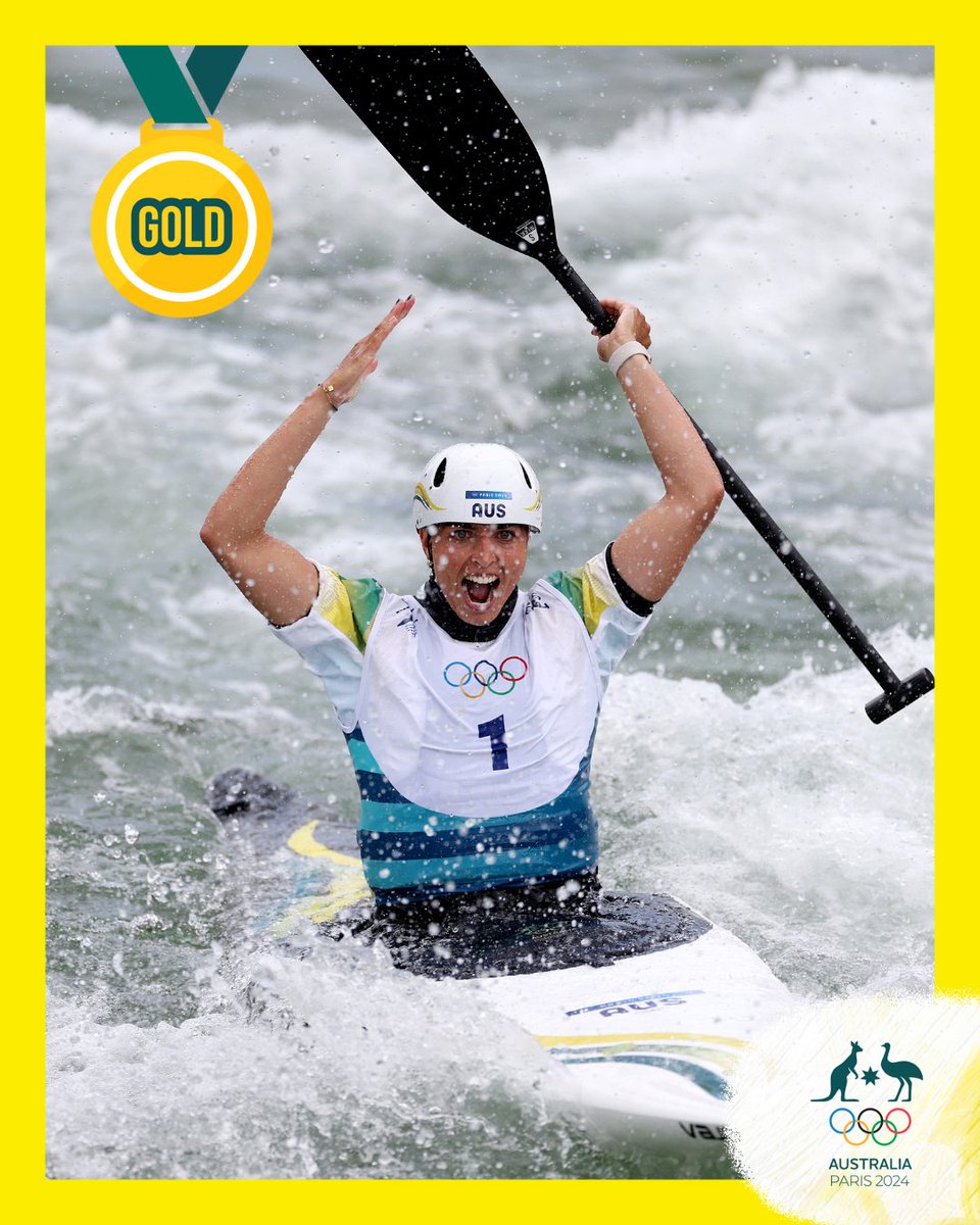 AUSOlympicTeam's tweet image. 🐐 @JessFoxCanoe makes it double gold at #Paris2024! 🥇🥇

She has retained the C1 title and now has more individual Olympic medals than any other Australian in history 🇦🇺

#AllezAUS | @Paddle_AUS