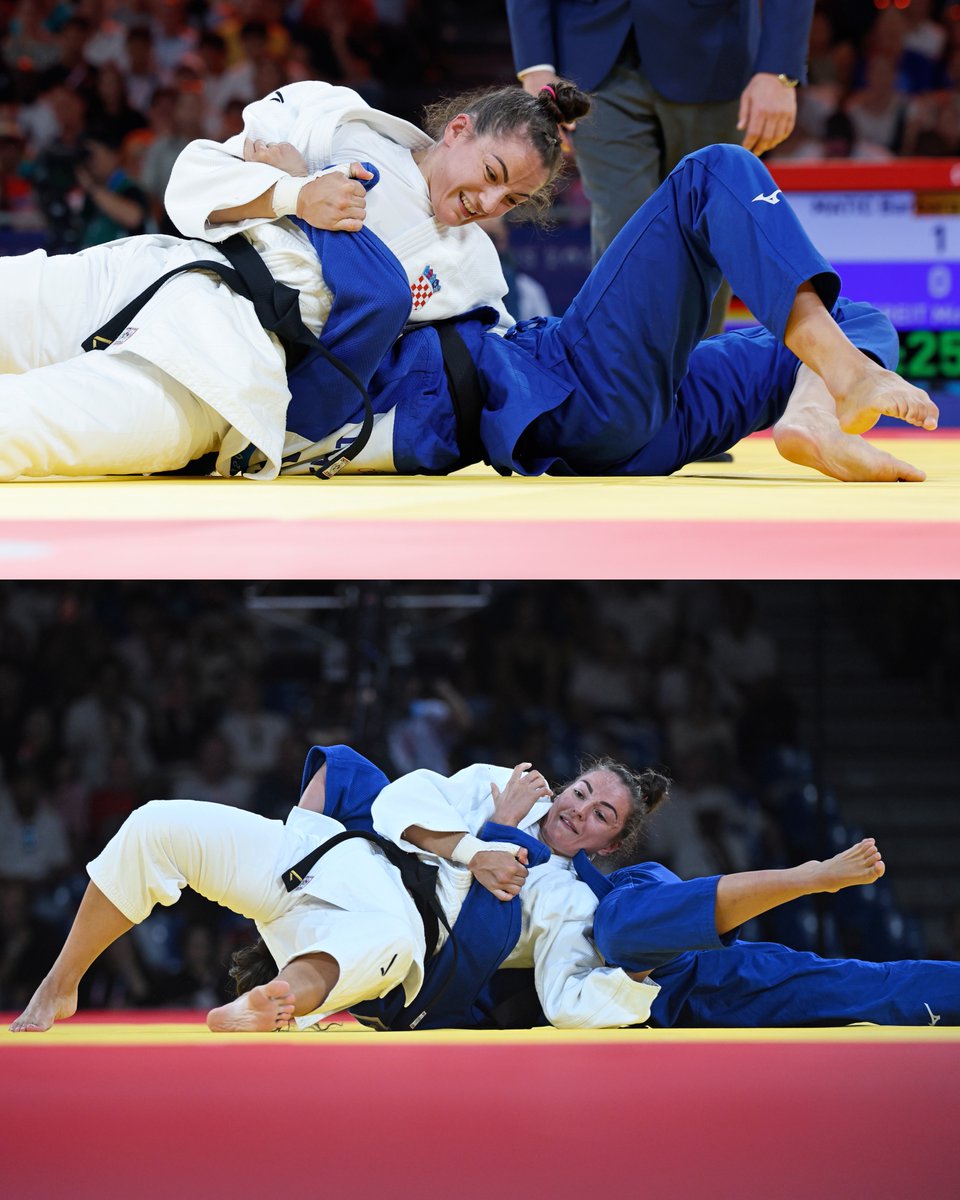 Judo's tweet photo. Croatia's first ever Olympic Judo Champion 🇭🇷 Take a bow Barbara Matic! 🥇

#JudoOlympics #Sport #Olympics #Paris2024 #OlympicChampion https://t.co/H9wbJiysL4